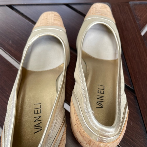 Vaneli cork and fabric heels - Picture 7 of 9